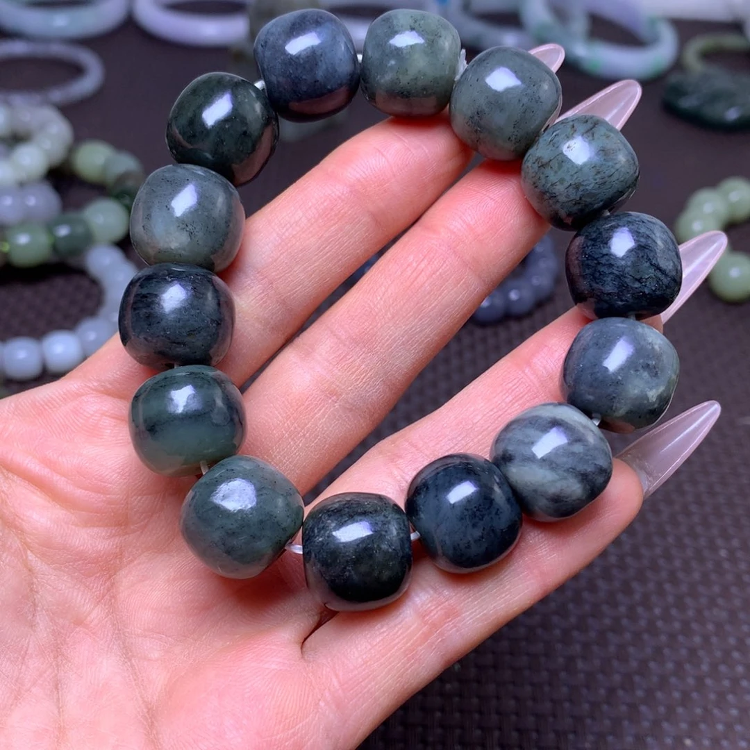 未镶嵌手串和田玉卡16