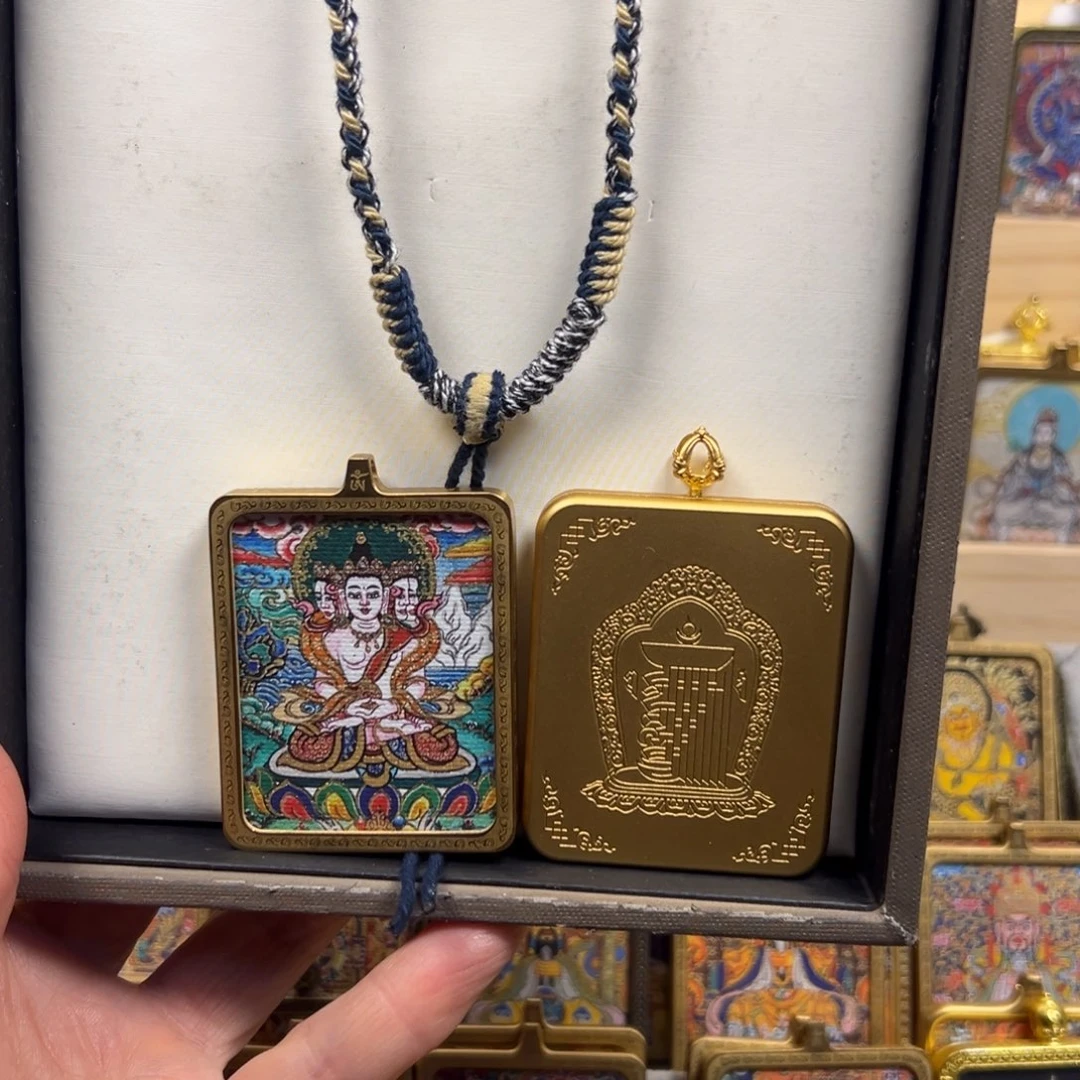 吊坠这****？大日如来单面铜壳