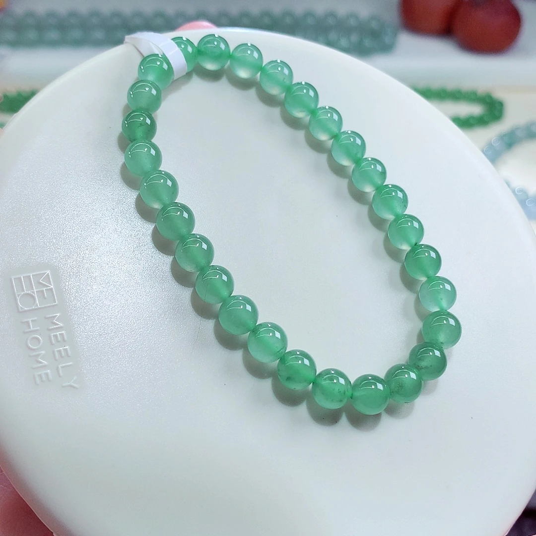 翡翠未镶嵌手链卡6