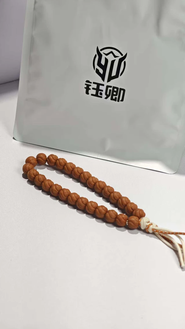 《钰卿》小馒头料麻花型猴头手串10mm 麻花单圈手串