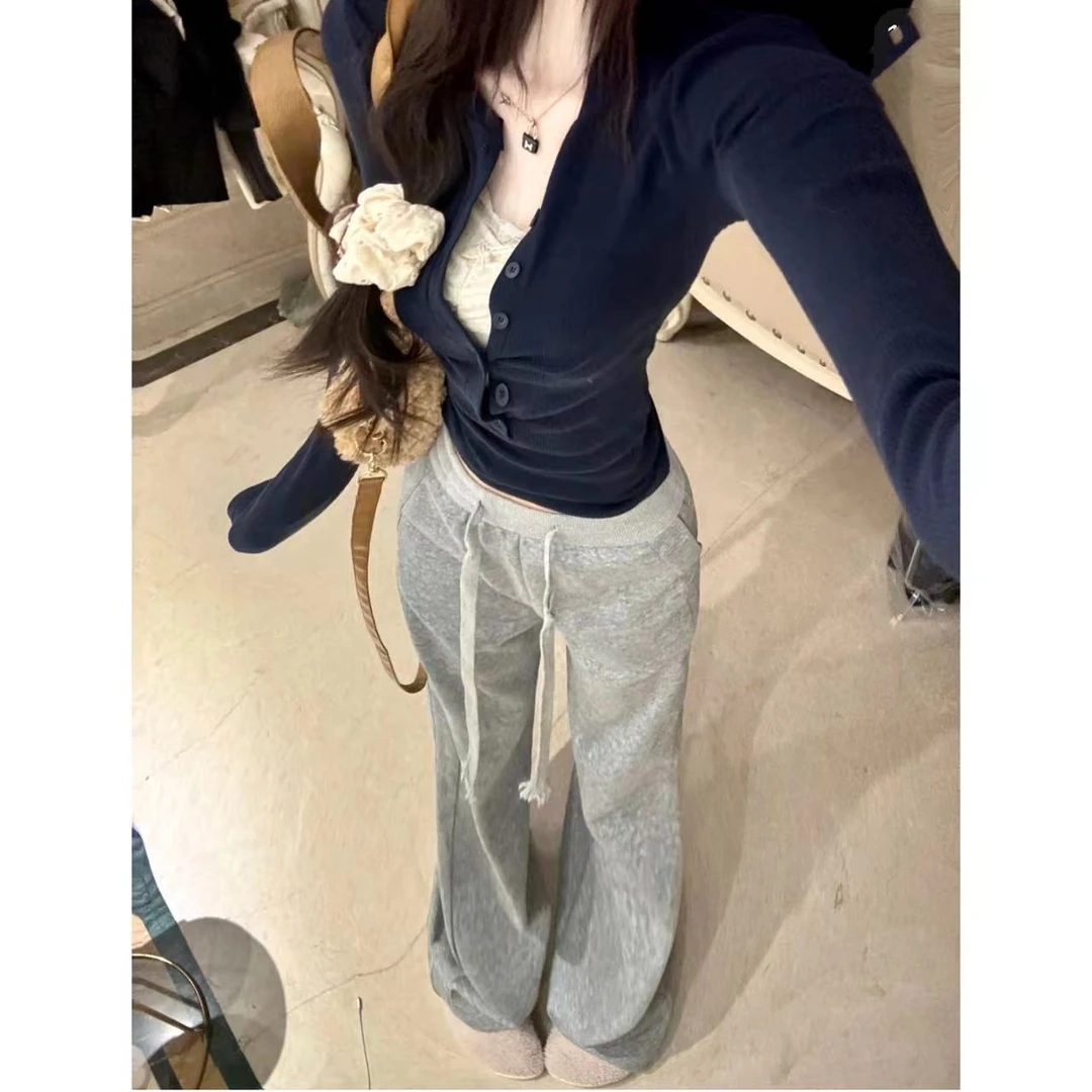 徐秋阳  多扣御姐  时尚简约百搭显瘦上衣6508