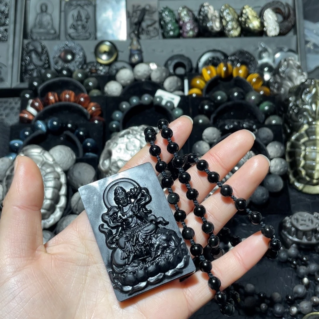 Q***L黑曜岩未镶嵌珠宝奇石