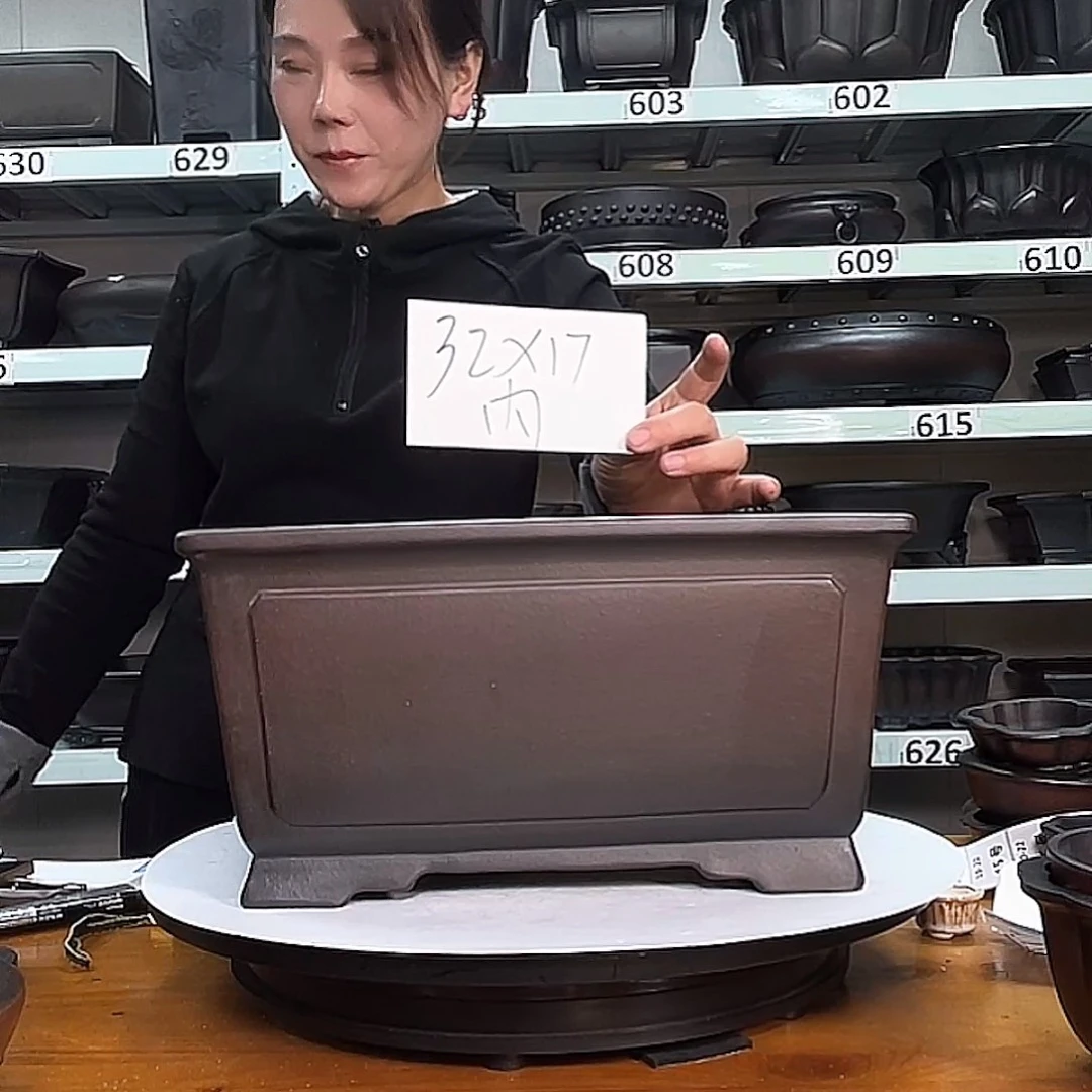 耒***团紫砂花盆宜兴紫砂29号