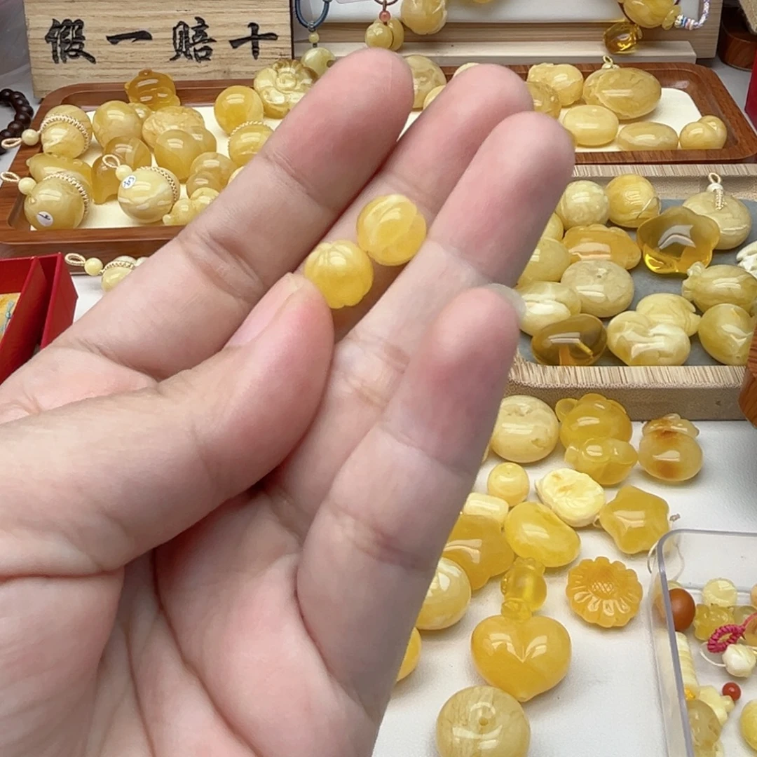 裸石蜜蜡未镶嵌天然
