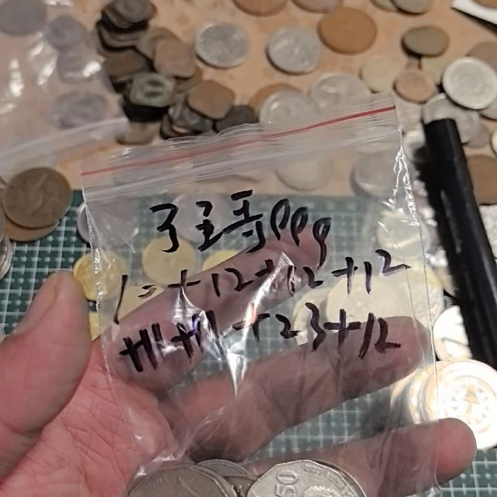 普通金属币强***9流通品相硬币