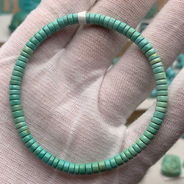 绿松石未镶嵌珠宝奇石4mm