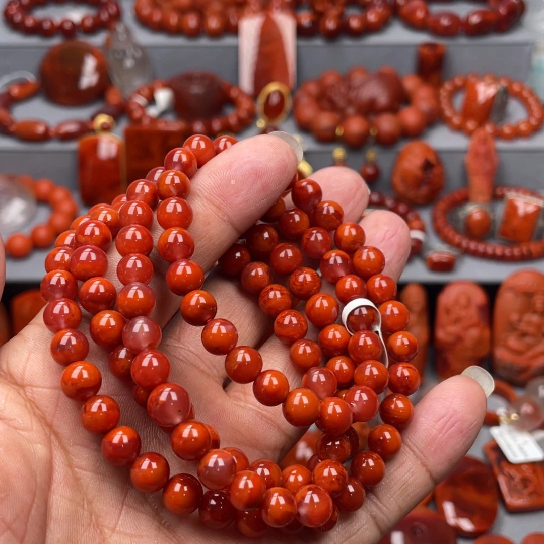 南红玛瑙未镶嵌珠宝奇石多圈7