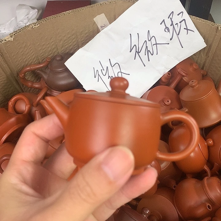 原矿朱泥茶具茶壶家用50