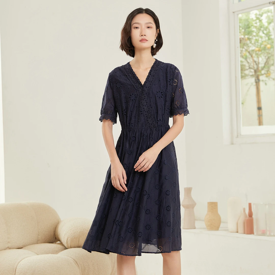 【小熊专属】其用/金盏花收腰连衣裙 6AM35251