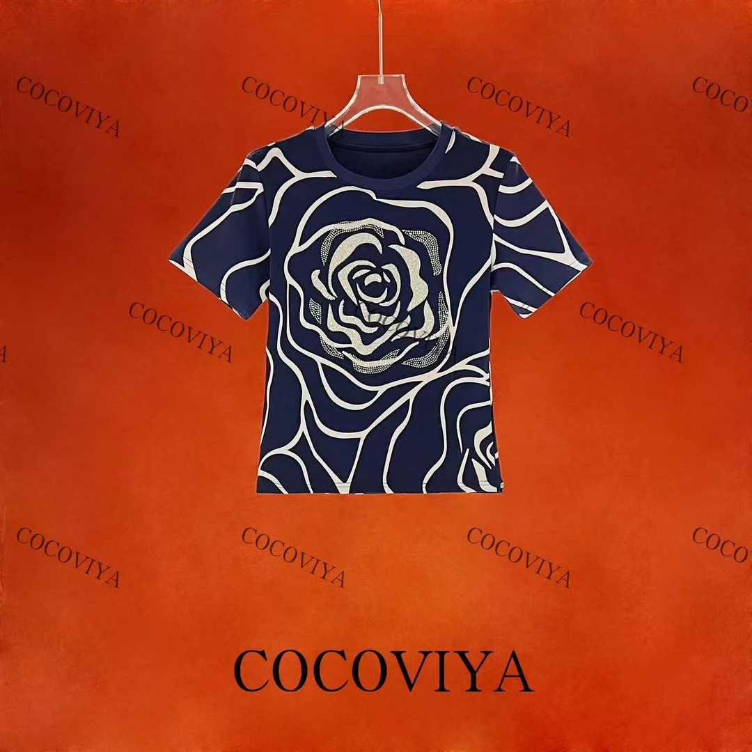 COCOVIYA 2025设计感春夏打底时尚百搭休闲上衣26C-608