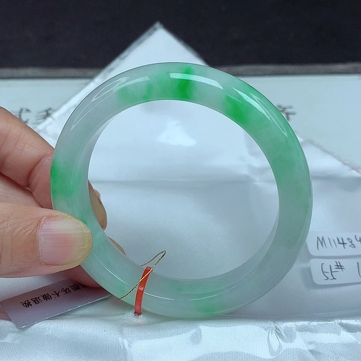 翡翠未镶嵌手镯55圈4899