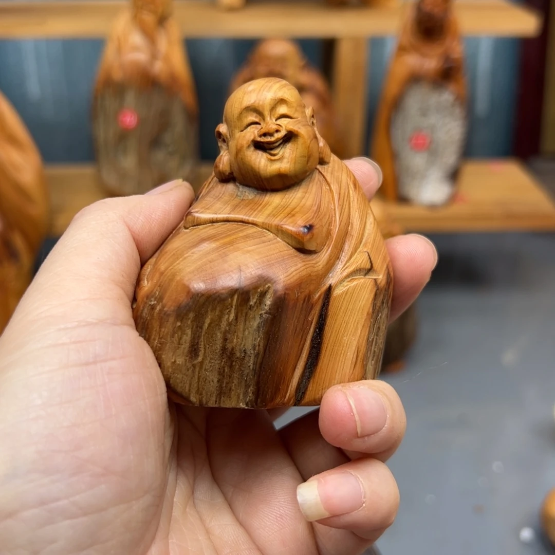 柏木崖柏木摆件手把件，1