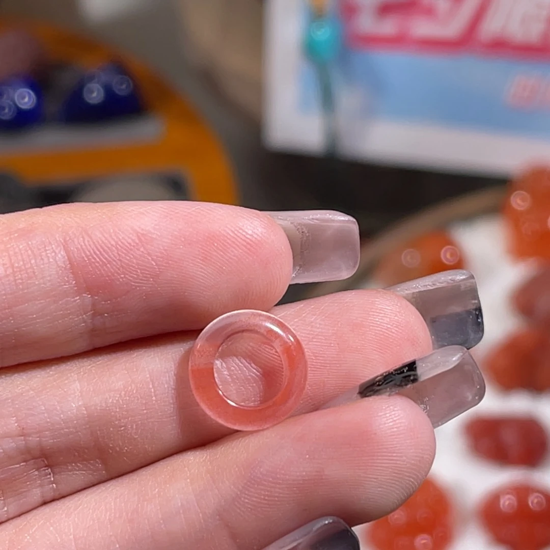 未镶嵌小跑环玛瑙/玉髓