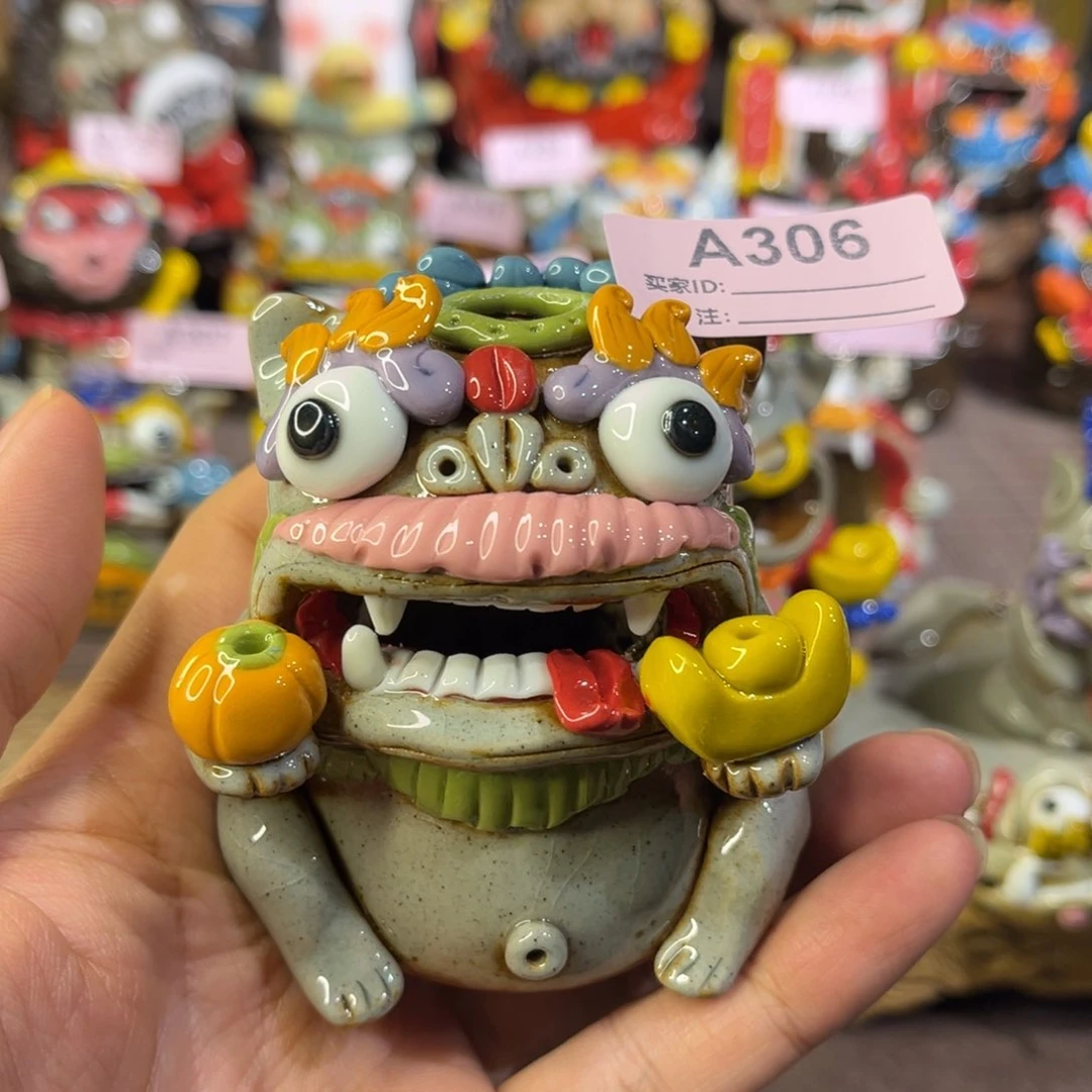 泥塑纯手工茶宠摆件