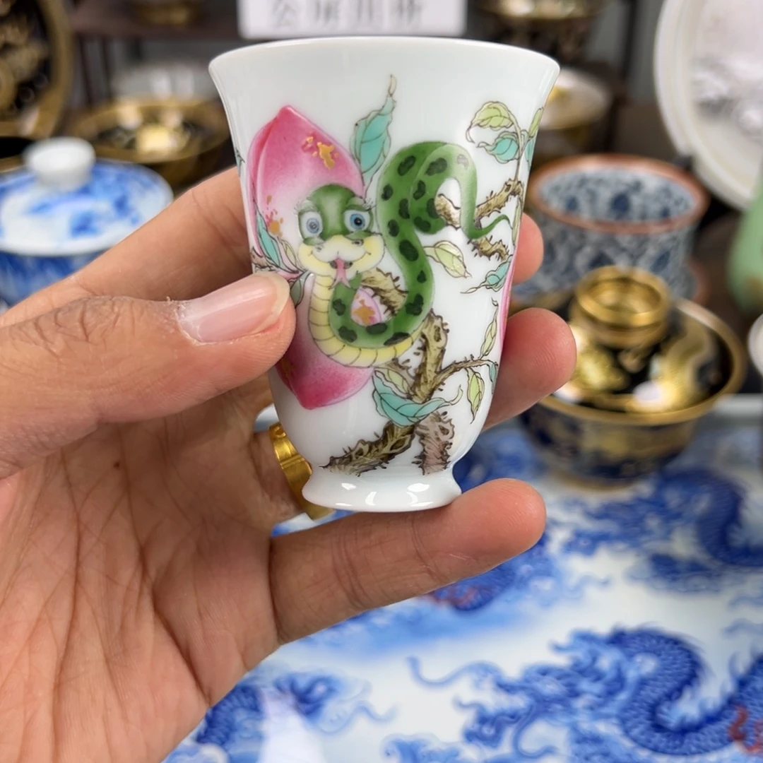小***？瓷片景德镇手工手绘陶瓷