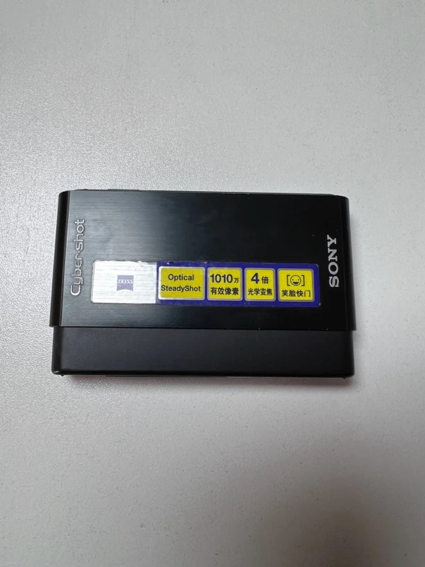 9新 Sony/索尼 索尼DSC-T77数码相机拍照高清笑脸快门学生便携