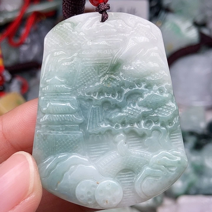 颈饰未镶嵌翡翠翡翠