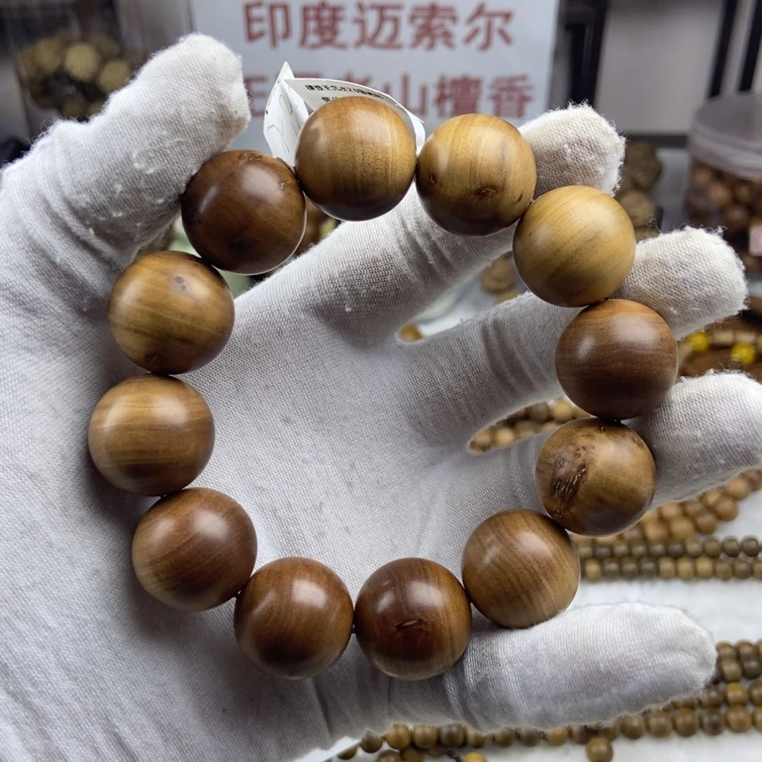 檀香木手串/手链芬**郁20单瑕