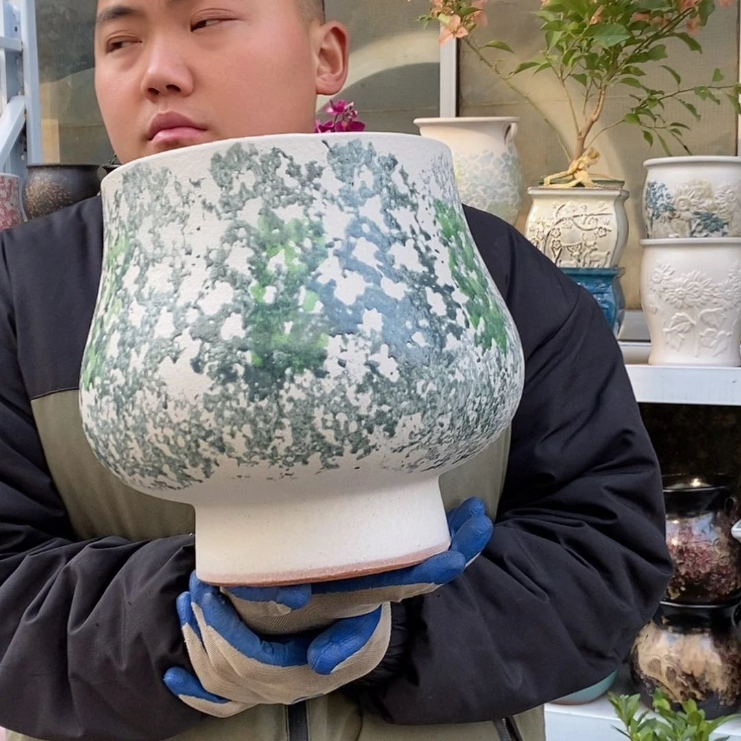 紫砂花盆口22高26福利