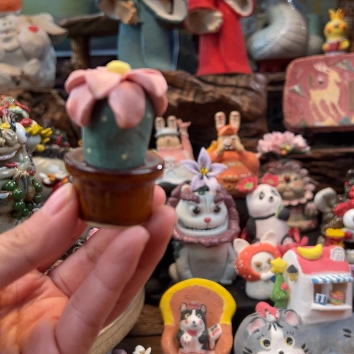 s***y陶摆件小镇青花每日有新品