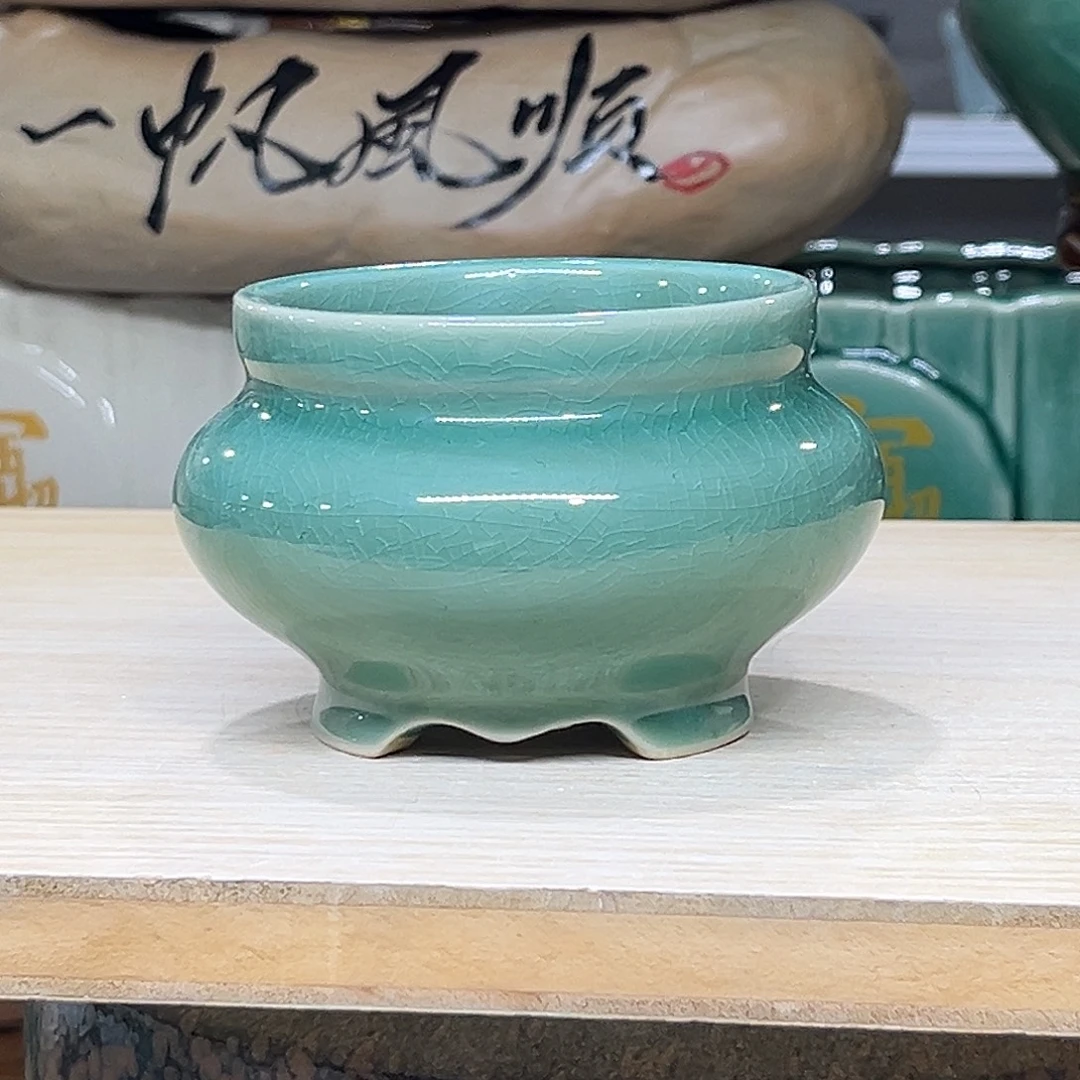 陶瓷绿植多肉微瑕花盆口径8*7