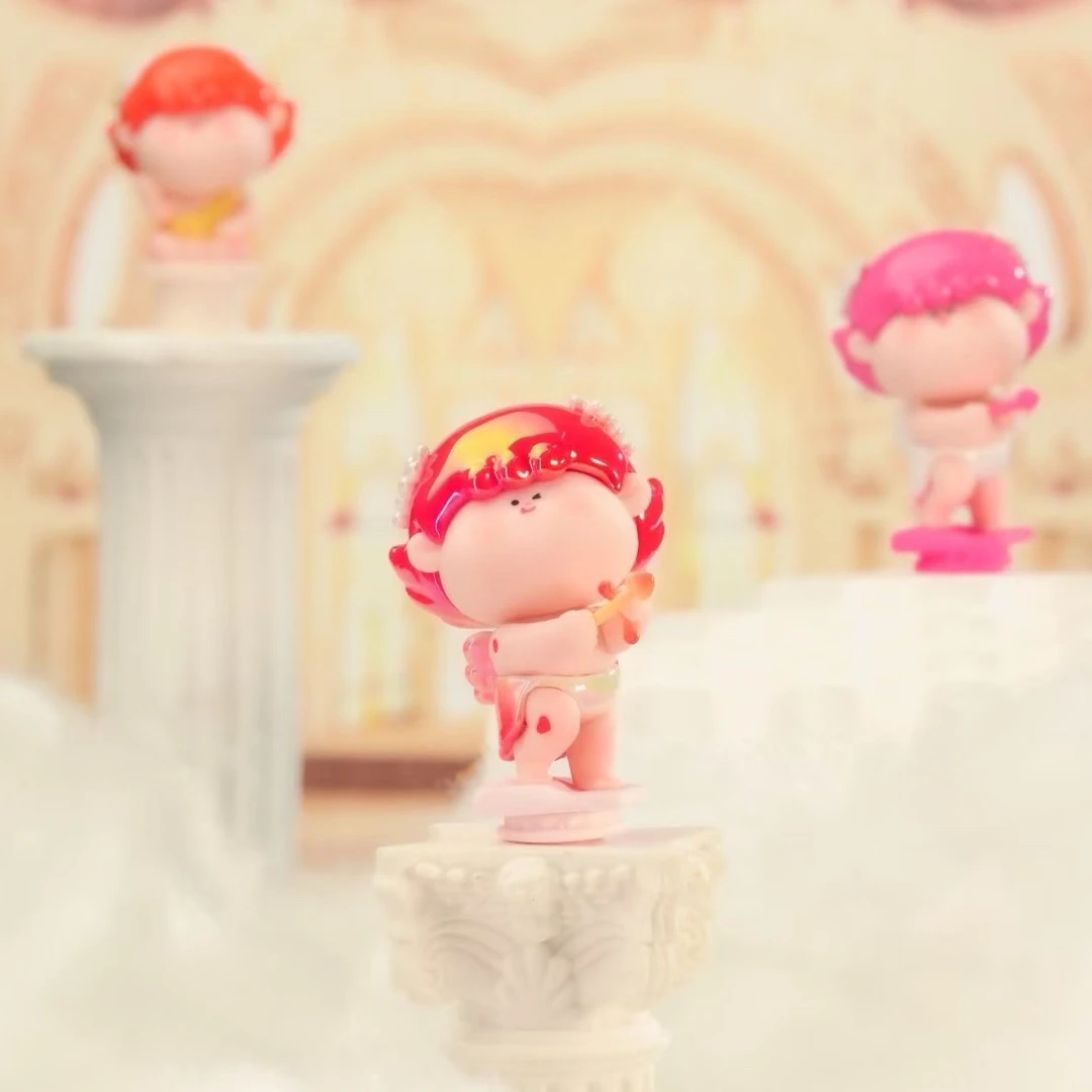 正版阿莉莉丝立柱天使雕塑天使萌粒手办可爱公仔系列摆件女生礼物