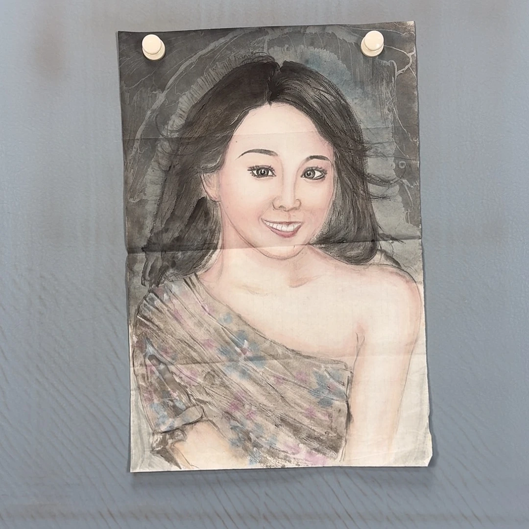 国画1279 牡丹图画师大