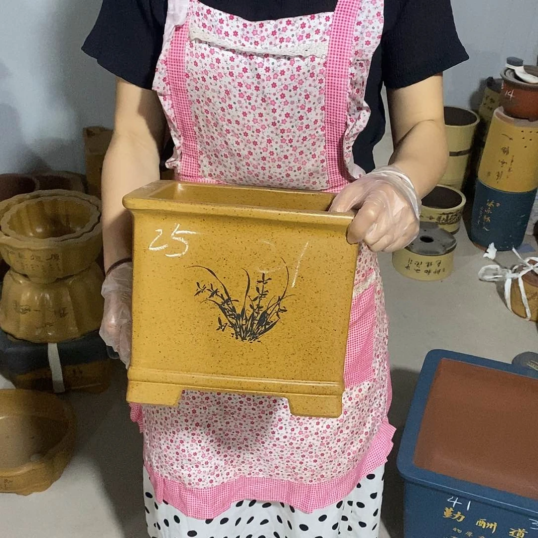 紫砂花盆紫砂花盆