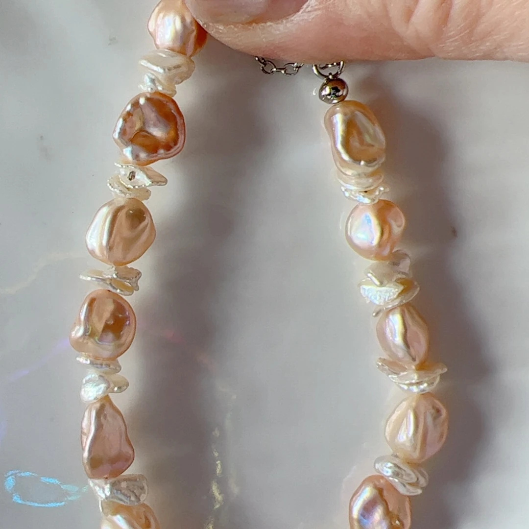 手绳淡水珍珠合金412