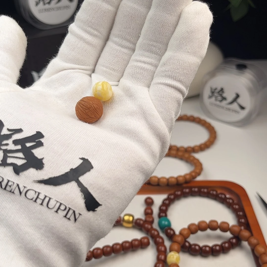 猴头核桃手串一***花猴头蜡