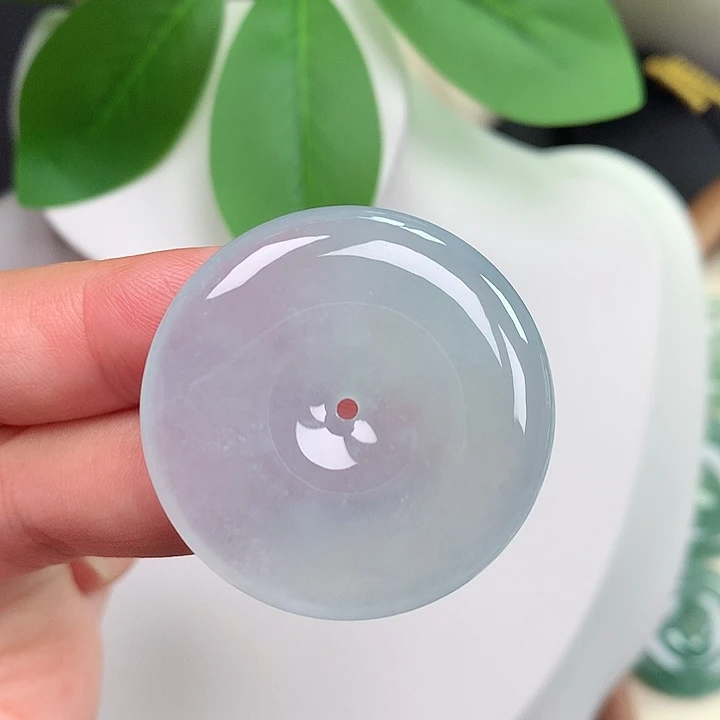 颈饰未镶嵌翡翠平安扣 34x6.0mm