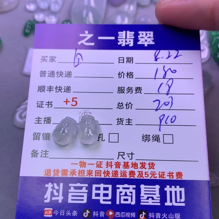 颈饰未镶嵌翡翠日**金