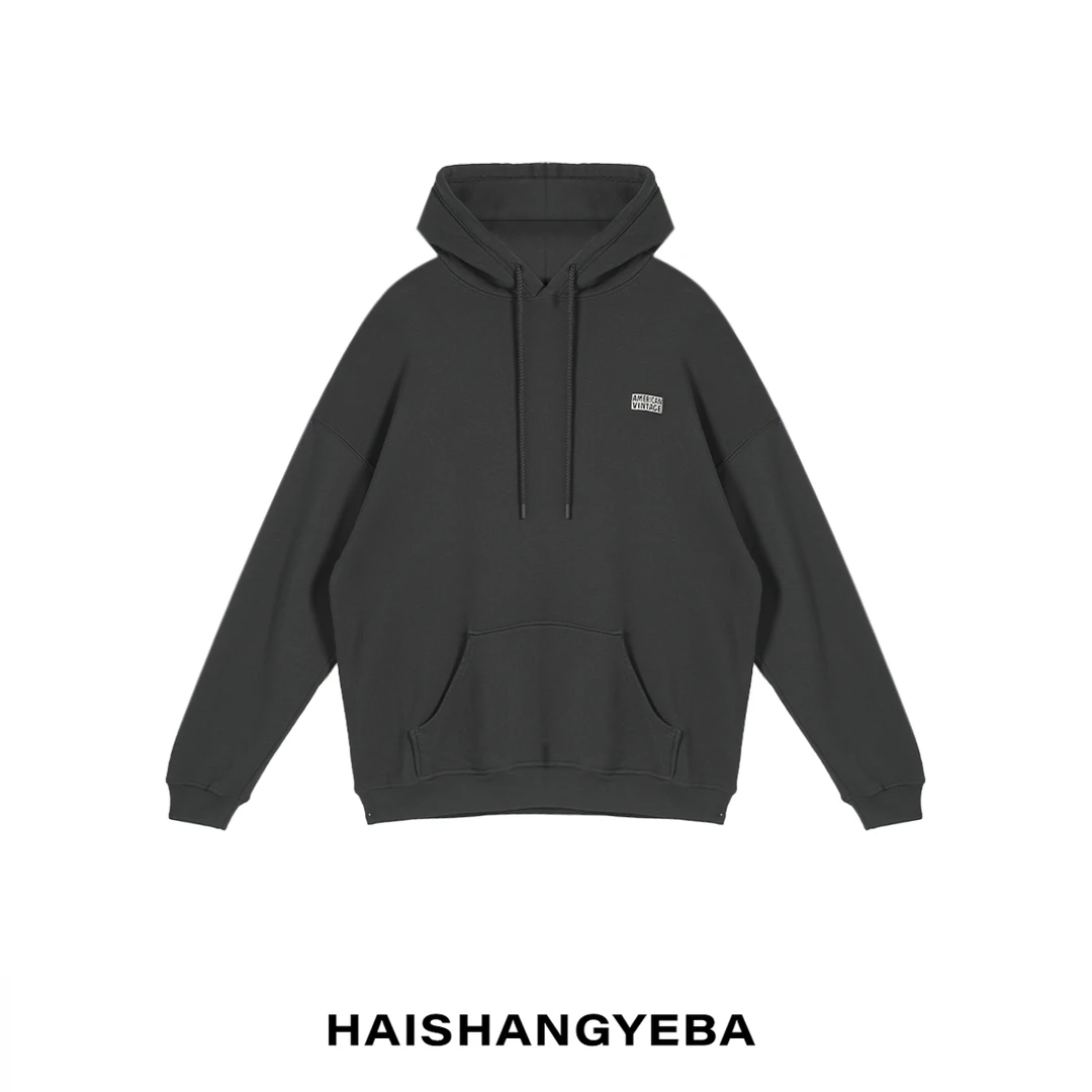 【海上叶爸】新款2025春秋百搭棉男女同款宽松连帽休闲卫衣