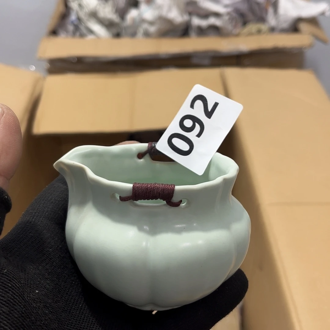 →***→瓷片茶摆件工艺品摆件666