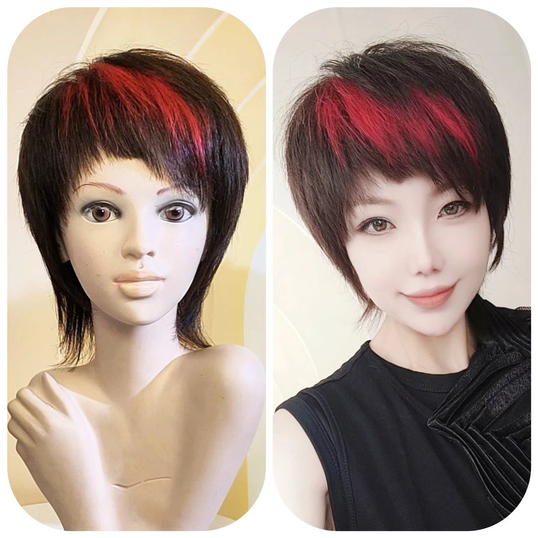 《红心皇后》款自然轻薄全递针纯手织辫发高端品质发妆定制