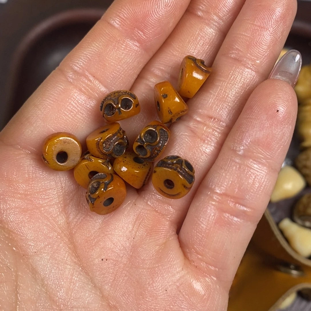 手串/手链鹿骨配饰50发10颗