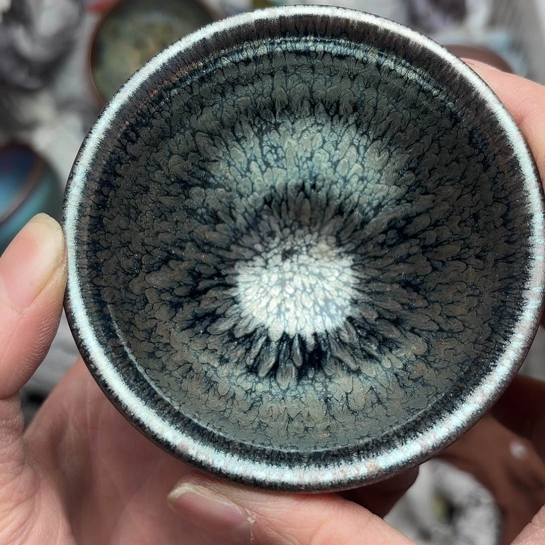 茶盏微瑕建盏主人杯一只