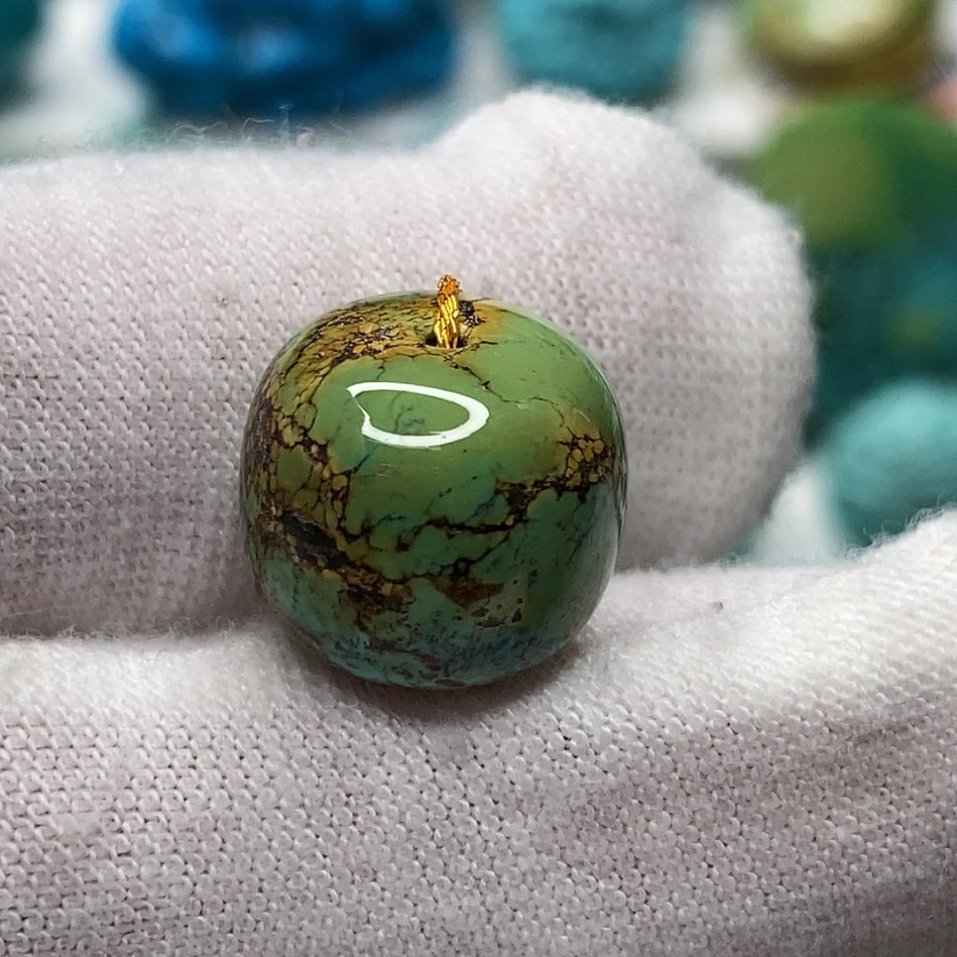 未镶嵌绿松石天然原矿 带武汉地大证书