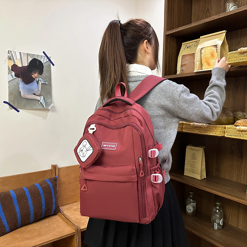 书包女大学生大容量男生高中初中生双肩包韩版校园中学生女生背包