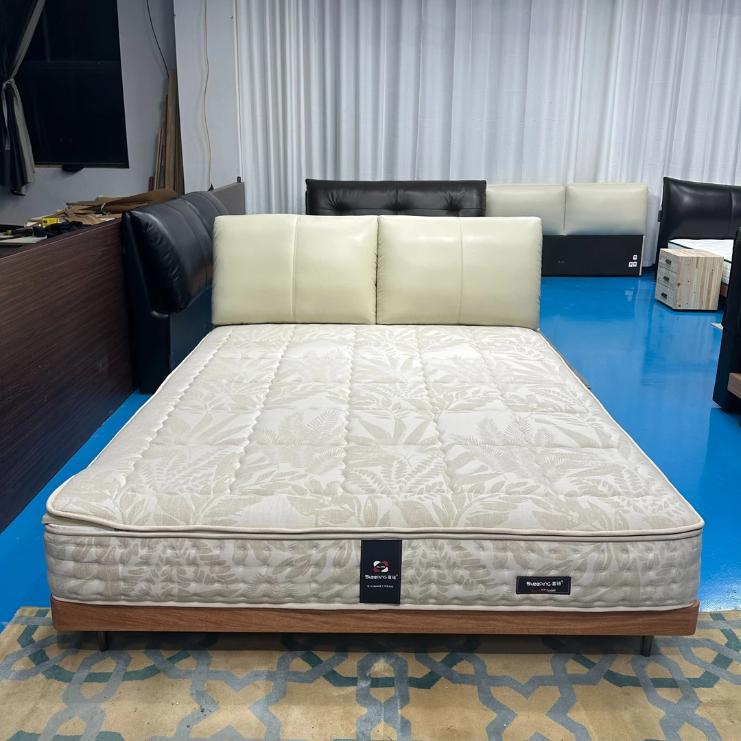 【半青皮】大象耳朵半青牛皮主卧床意式轻奢皮艺床1.8米家用婚床