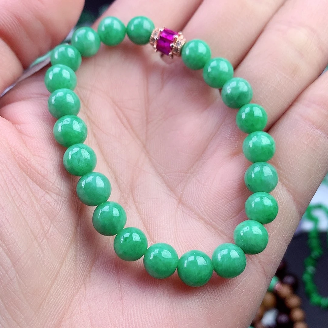 未镶嵌手链翡翠手串