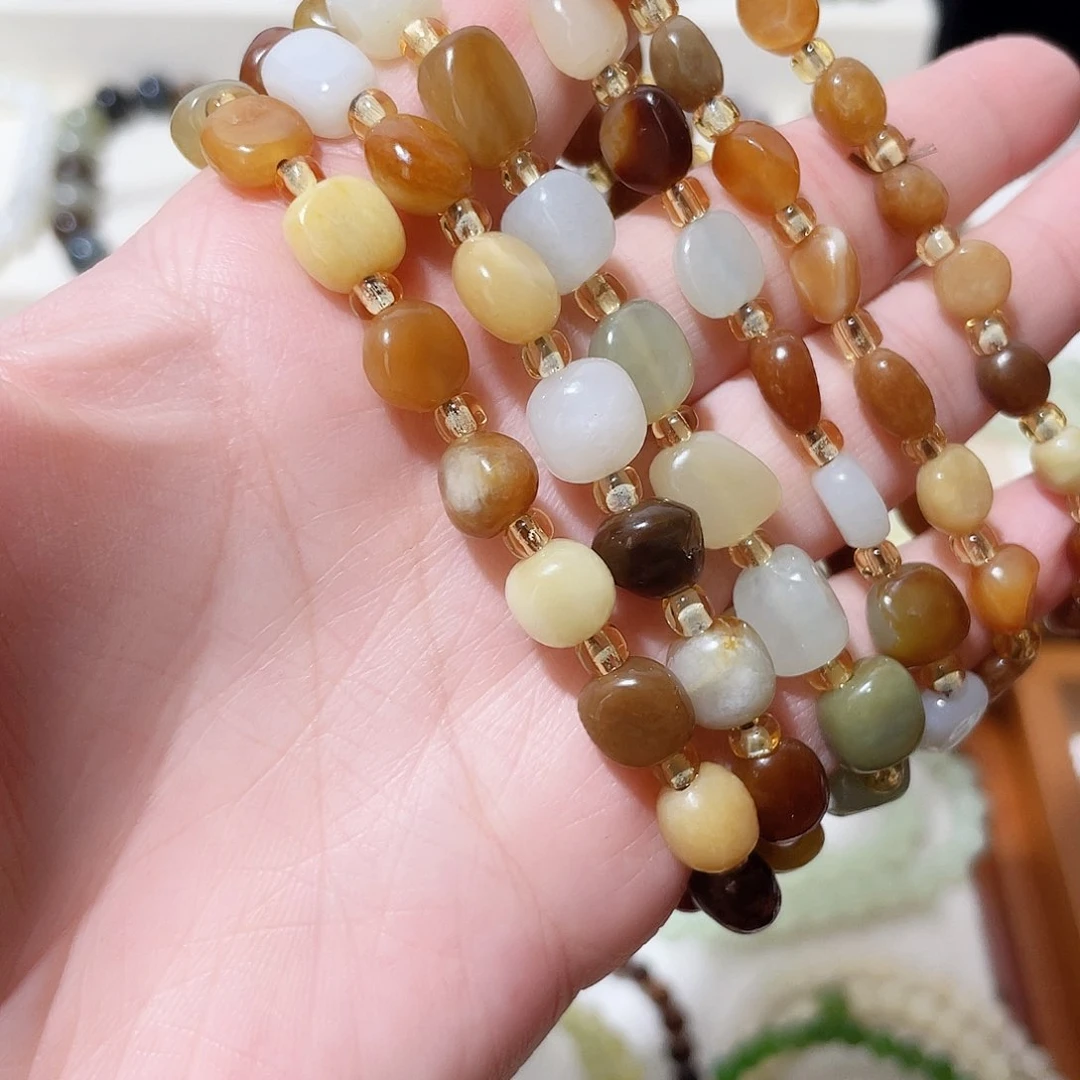 和田玉手串未镶嵌