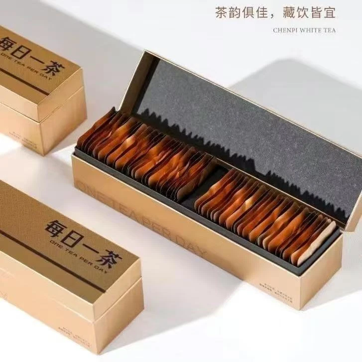 小金条陈皮白茶独立包装福鼎老白茶寿眉