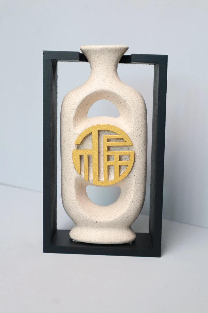 新中式乔迁新居礼品平安喜乐装饰摆件电视柜酒柜客厅玄关轻奢高档