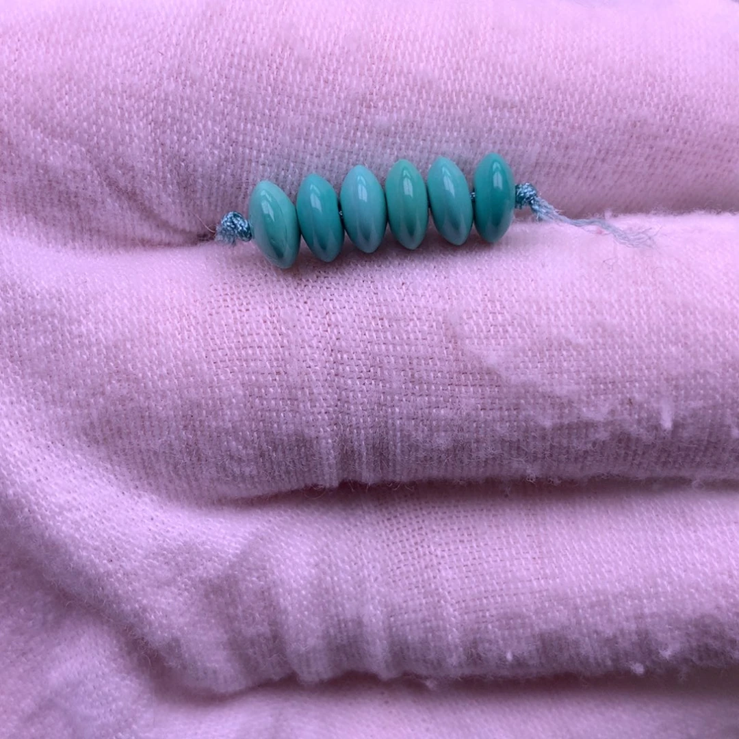 原生态散珠配珠飞碟隔片一组卡6