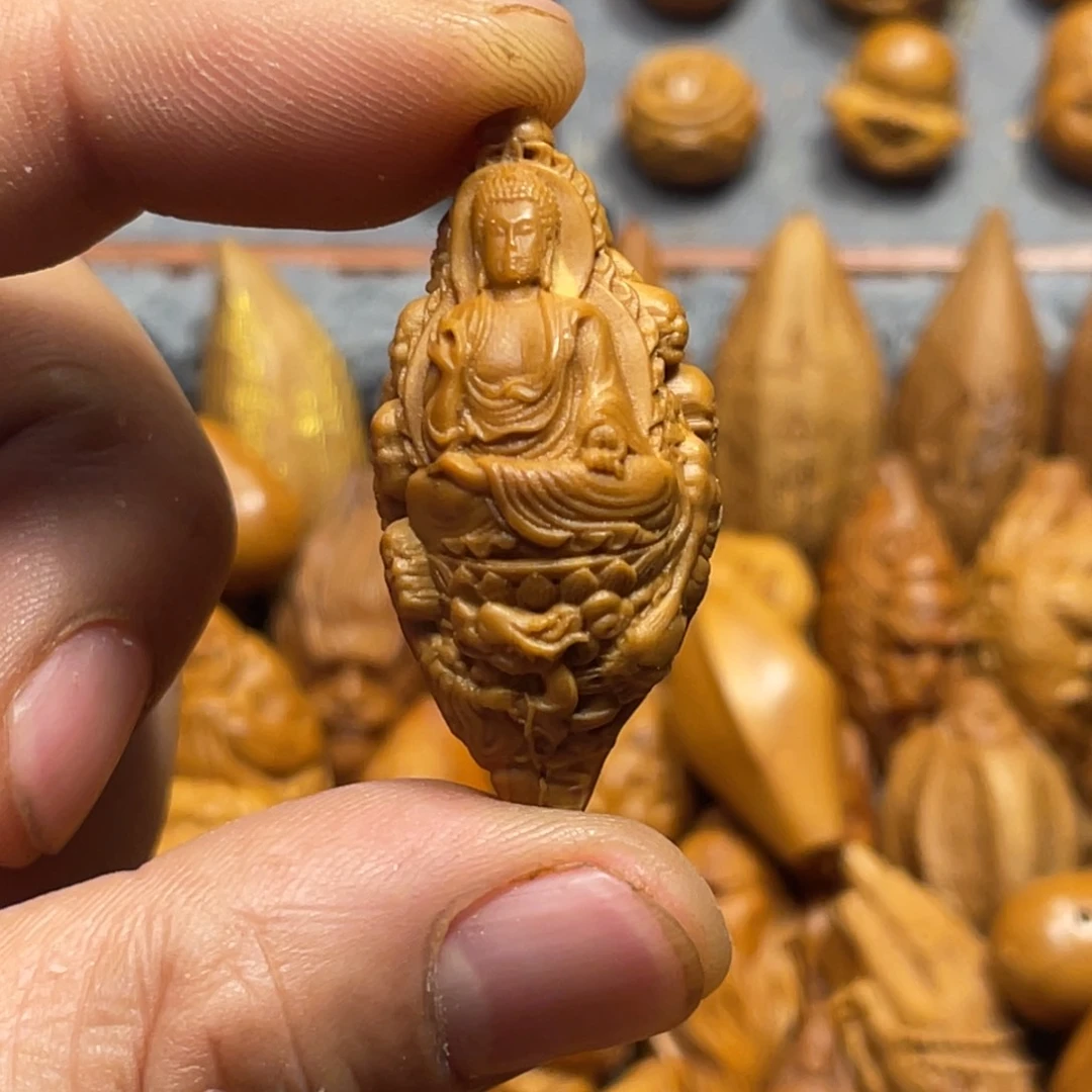 橄榄核手串/手链十八罗汉拜如来308