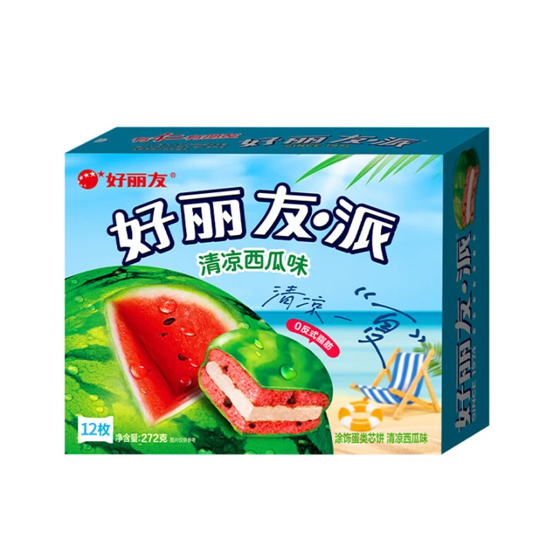 好丽友派清凉西瓜味12枚408g