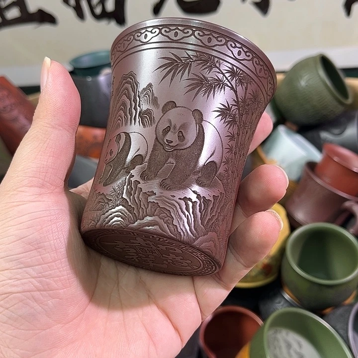 茶杯紫砂全手工紫砂主人杯