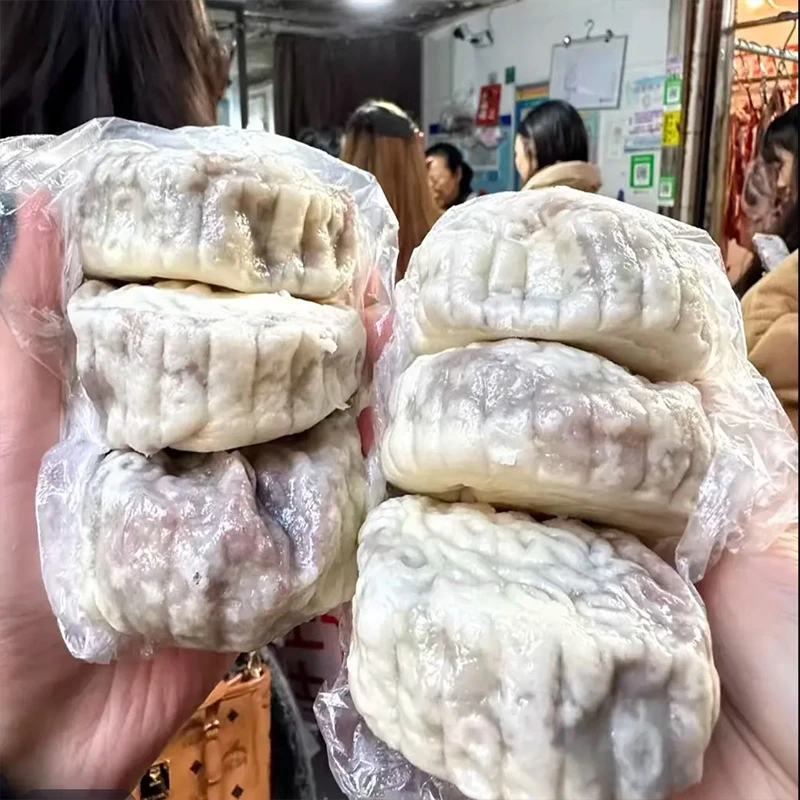 山东老式纸皮豆沙包薄皮红豆馅包子营养早餐半成品馒头手工大包子