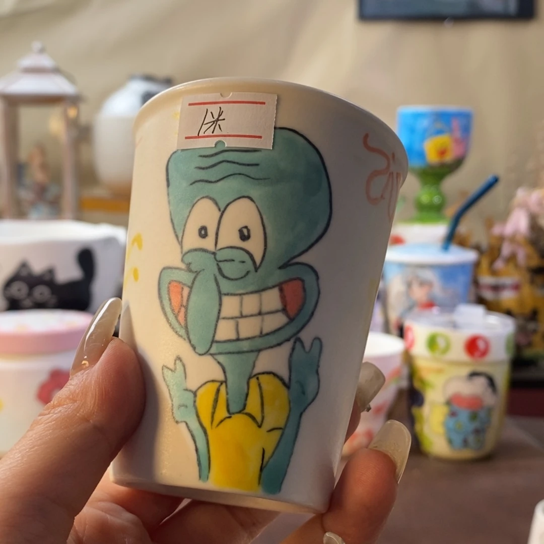 杯沐*景德镇文创手绘可爱水杯